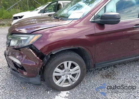 2016 Honda Pilot Lx из США, поврежденный, VIN 5FNYF6H10GB094989